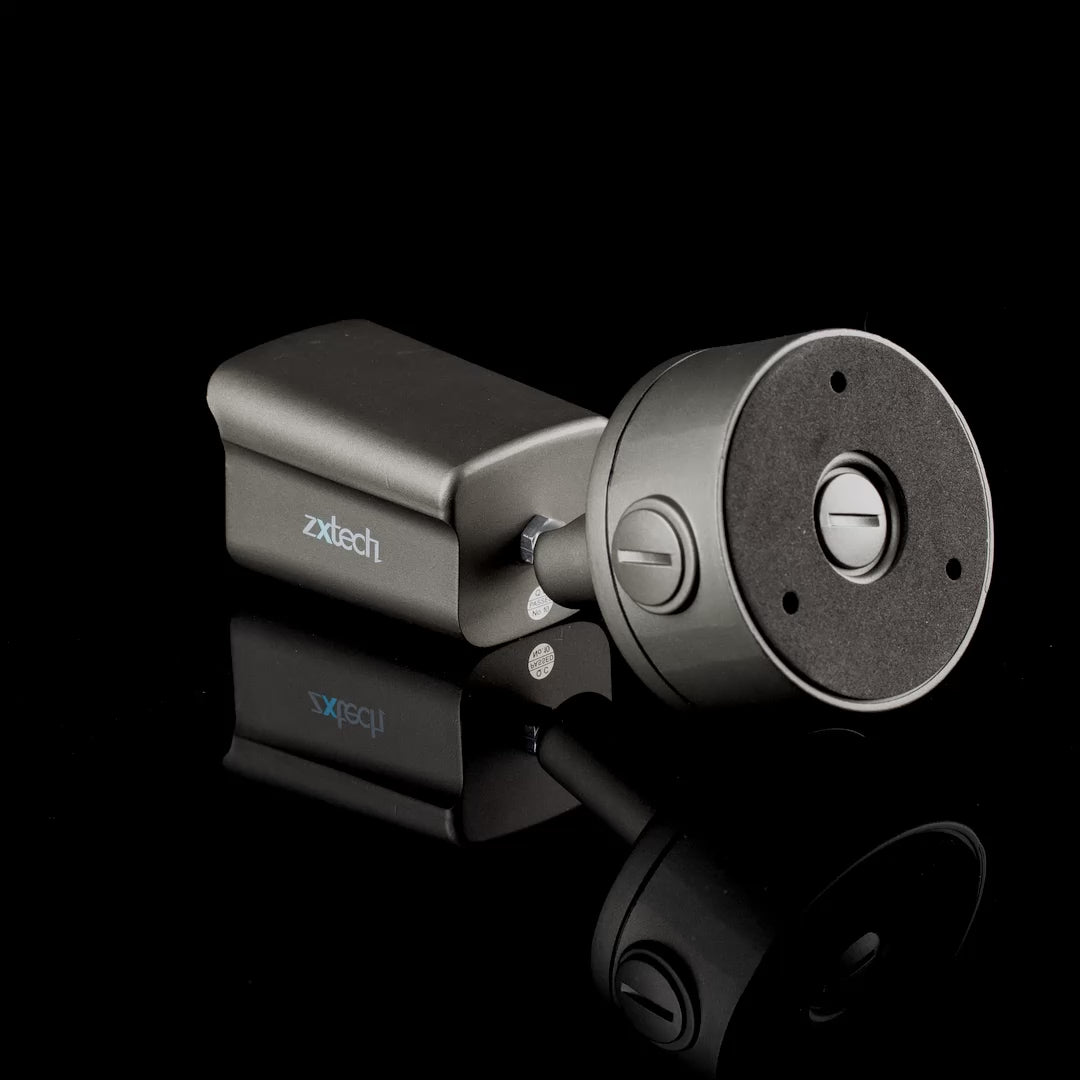 Zxtech BabyBullet 4K (8MP) – PoE CCTV Camera with Audio – Pro Fusion Light