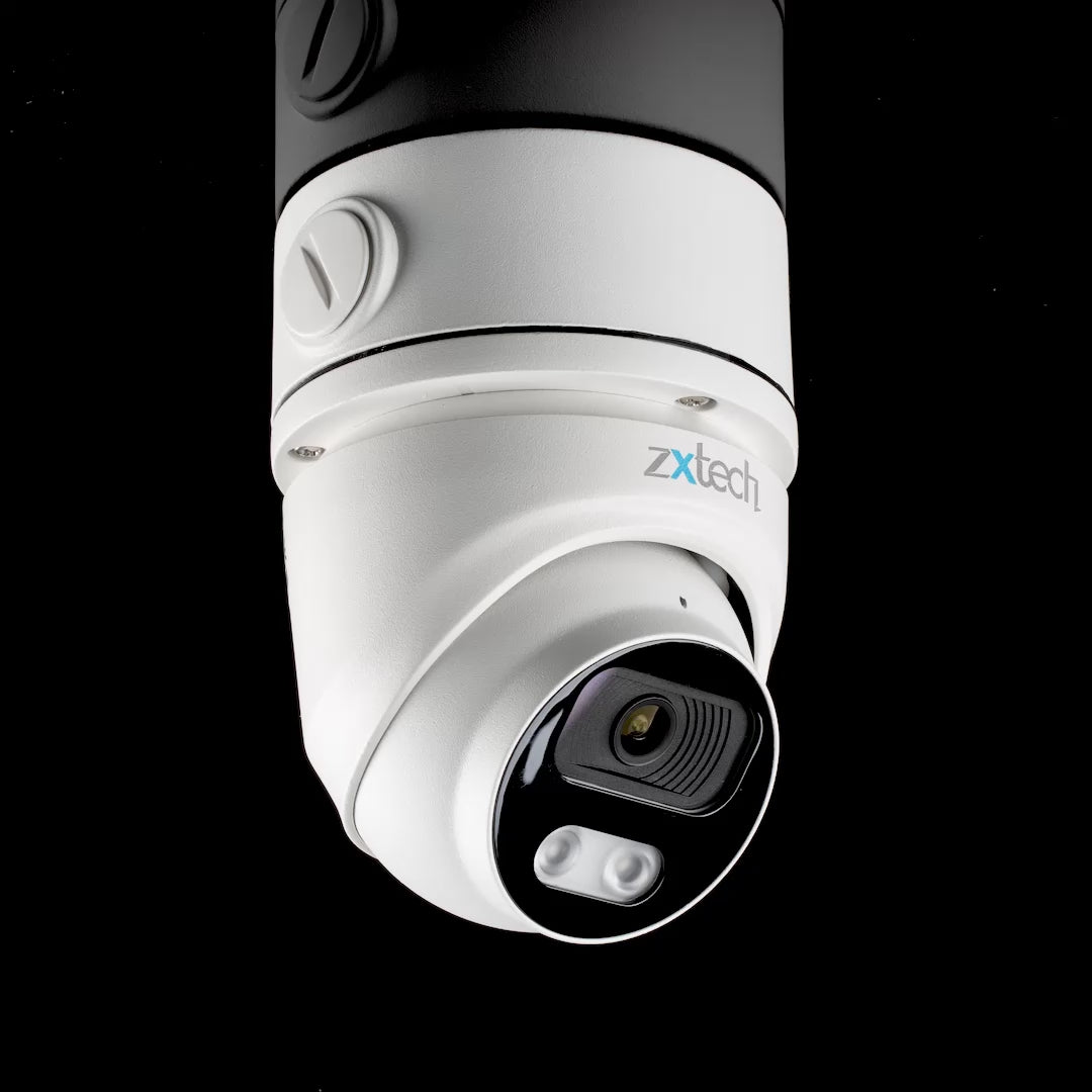 Zxtech MegaValue 4K (8MP) – PoE CCTV Camera with Audio – Pro Fusion Light