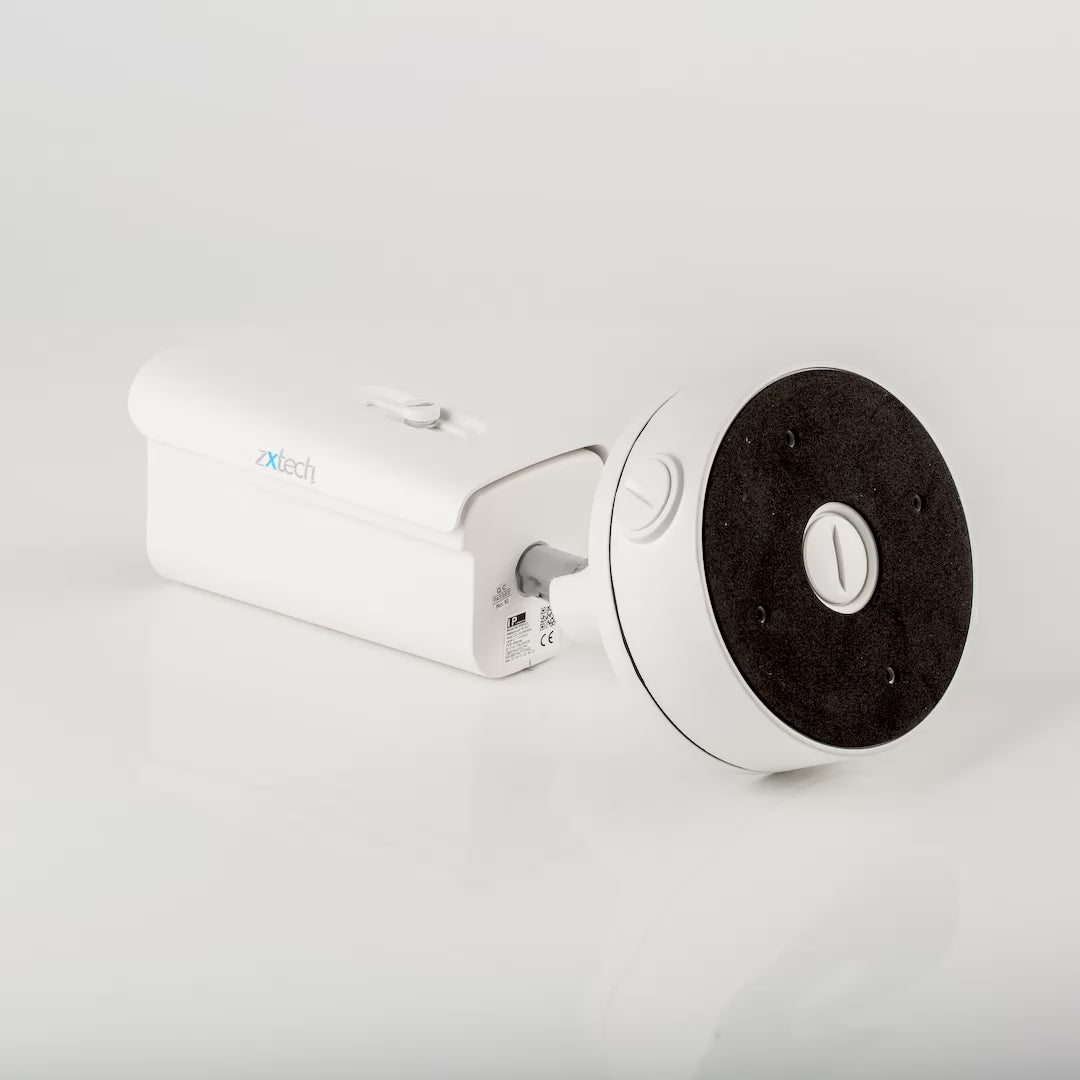 Zxtech Premio 4K (8MP) – 5× Motorised Zoom PoE CCTV Camera with Audio – Pro Fusion Light (Enhanced)