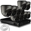 Zxtech 4K CCTV System - 10 x IP PoE Cameras Motorised Lens Face Detection Outdoor Sony Starvis  | RX10G16X