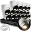 Zxtech Colour Night Vision 16 x 5MP 8MP PoE Camera Outdoor NVR Face Recognition Home CCTV System RX16A16X