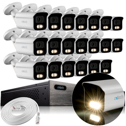 Zxtech BabyBullet AI 4K/8MP/5MP Built-in Mic PoE IP Security Camera