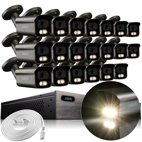 Zxtech BabyBullet AI 4K/8MP/5MP Built-in Mic PoE IP Security Camera