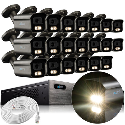 Zxtech BabyBullet AI 4K/8MP/5MP Built-in Mic PoE IP Security Camera