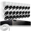 Zxtech 24 x 5MP 8MP PoE Camera Outdoor NVR Face Recognition Home CCTV System RX24A24W