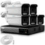 Zxtech 4K CCTV System - 5 x IP PoE Cameras Motorised Lens Face Detection Outdoor Sony Starvis Enhanced Night Vision  | RX5D9Y