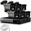 Zxtech 4K CCTV System - 6 x IP PoE Cameras Audio Recording Face Detection Outdoor Sony Starvis  | RX6F9Y