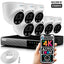 Zxtech 5MP 4K Ultra HD 60M IR Auto Zoom PoE Outdoor Security Camera System RX7C9Y