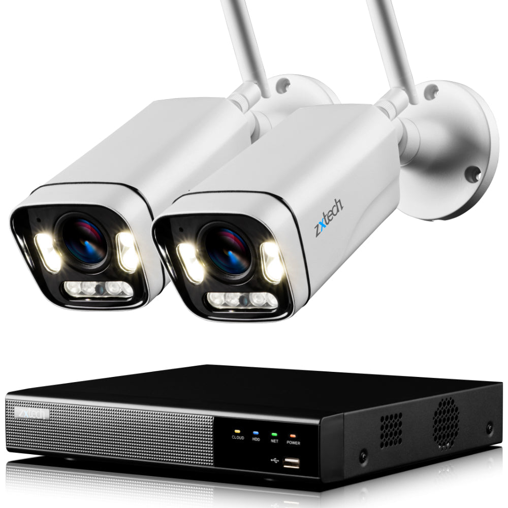 Wireless security camera system fashion with two way audio