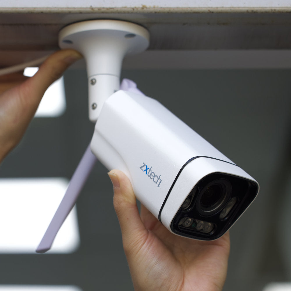 Zxtech 5MP/8MP/4K Wireless CCTV System - 6x WiFi Security Cameras Outdoor 2-Way-Audio Night Vision 9CH Sony Starvis  | WF6A9Y