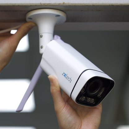 Zxtech 5MP/8MP/4K Wireless CCTV System - 6x WiFi Security Cameras Outdoor 2-Way-Audio Night Vision 9CH Sony Starvis  | WF6A9Y