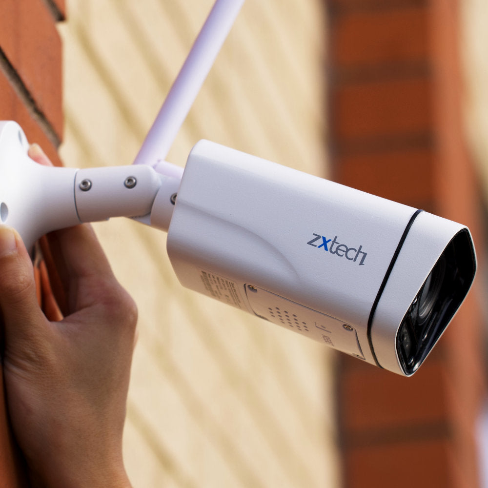 Zxtech 5MP/8MP/4K Wireless CCTV System - 9x WiFi Security Cameras Outdoor 2-Way-Audio Night Vision 9CH Sony Starvis  | WF9A9Y