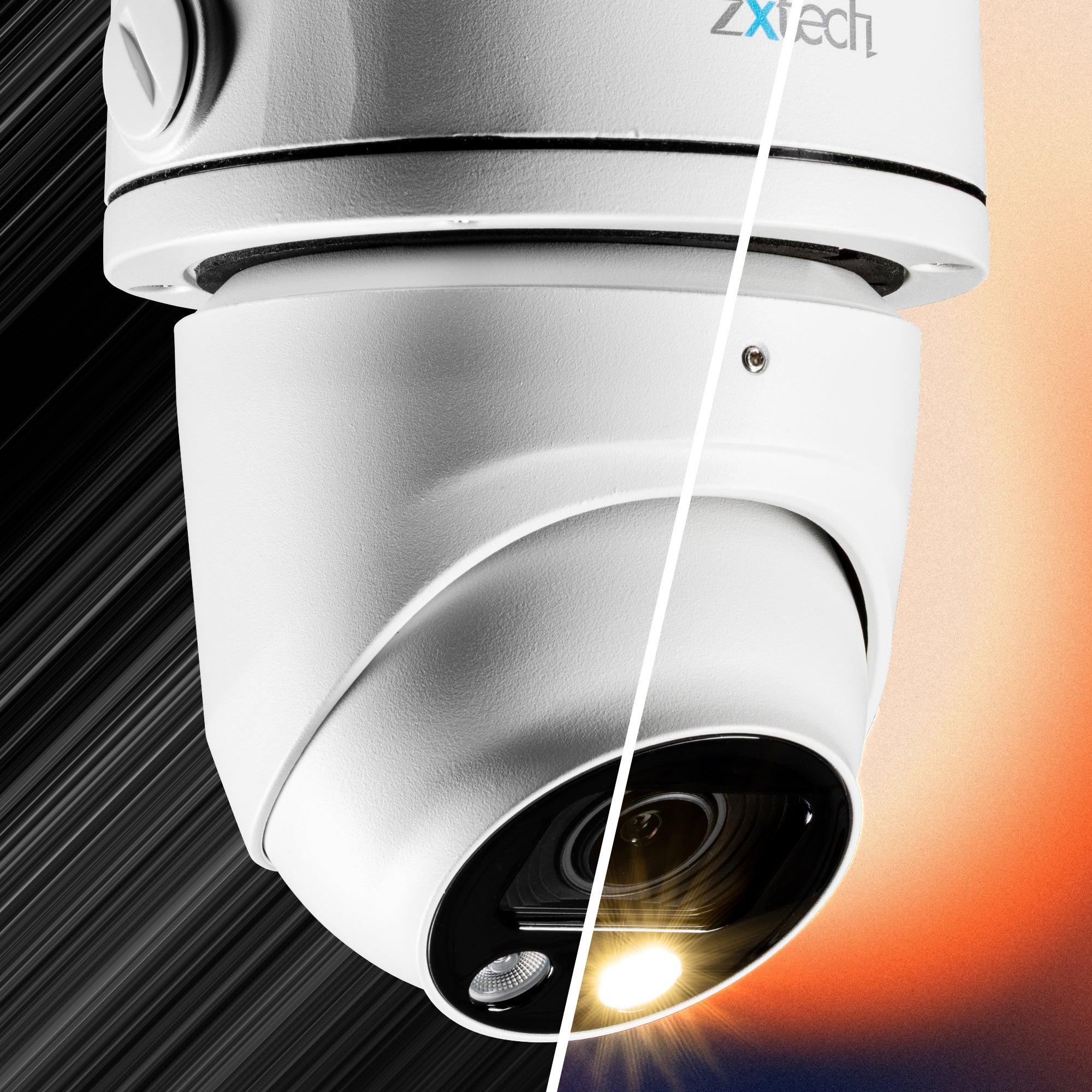 Zxtech Atlas 5MP – 5× Motorised Zoom PoE CCTV Camera with Audio – Pro Fusion Light