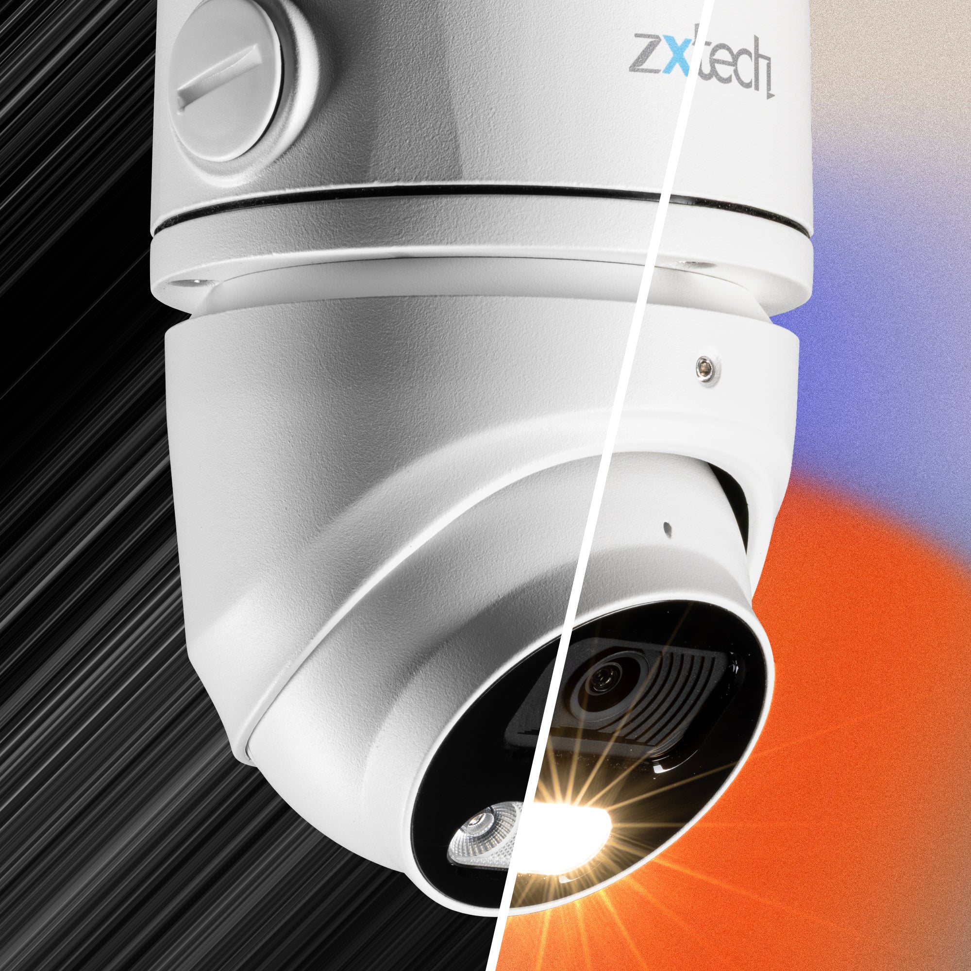 Zxtech MegaValue 4K (8MP) PoE CCTV Camera with Audio – Pro Fusion