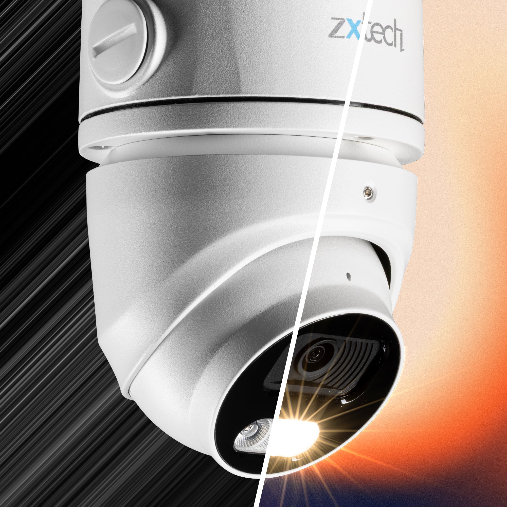 Zxtech MegaValue 5MP PoE CCTV Camera with Audio – Pro Fusion Light