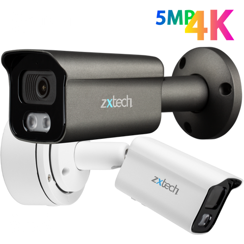 Zxtech BabyBullet AI 4K Face Detection Built-in Mic 2.8mm PoE IP Security Camera