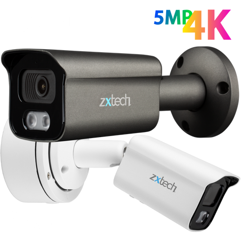 Zxtech BabyBullet AI 4K Face Detection Built-in Mic 2.8mm PoE IP Secur