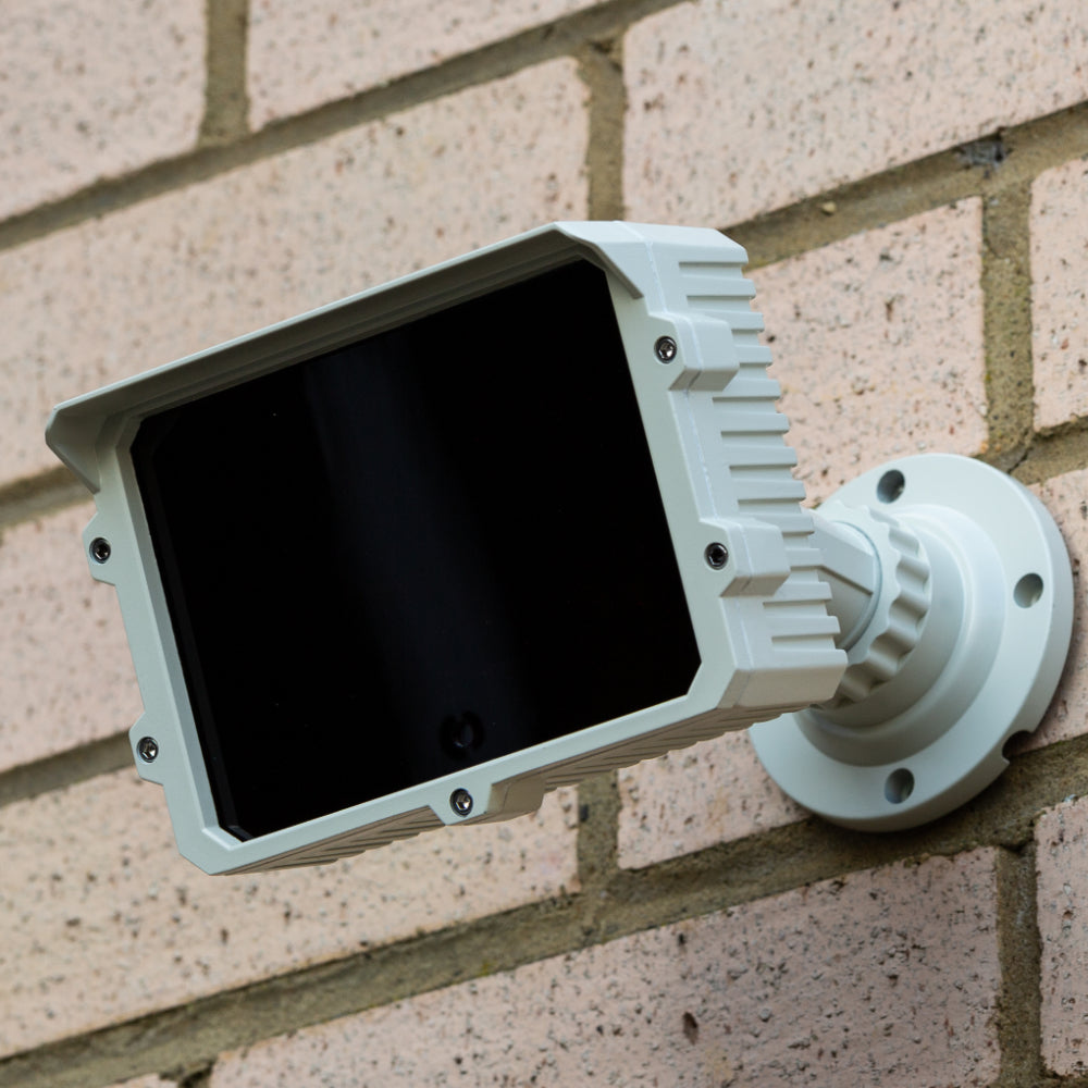 Infrared illuminator store for security cameras