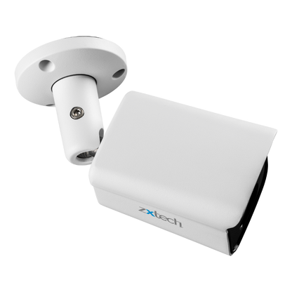 Zxtech Full Colour Night Vision 4K 8MP Bullet PoE IP CCTV AI Camera | Face Recognition Built-in Microphone Sony Starvis