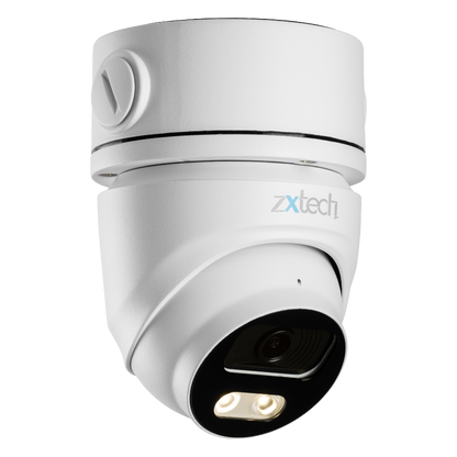 Zxtech Full Colour Night Vision 4K 8MP Dome PoE IP CCTV AI Camera | Face Recognition Built-in Microphone Sony Starvis