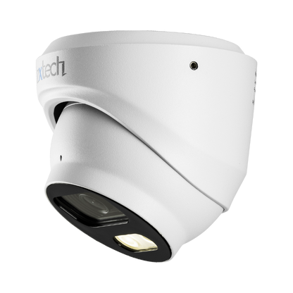 Zxtech Full Colour Night Vision 4K 8MP Dome PoE IP CCTV AI Camera | Face Recognition Built-in Microphone Sony Starvis