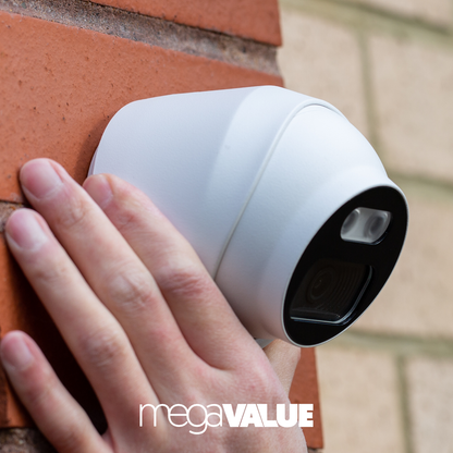 Zxtech Full Colour Night Vision 4K 8MP Dome PoE IP CCTV AI Camera | Face Recognition Built-in Microphone Sony Starvis