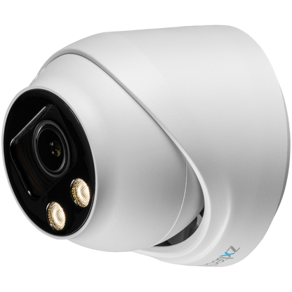 Zxtech Full Colour Night Vision 4K 8MP Dome Auto Zoom PoE IP CCTV AI Camera | Face Recognition 60M LED Sony Starvis