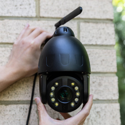 Zxtech Mini PTZ 10X/5X Zoom 5MP Wireless Standalone CCTV Camera