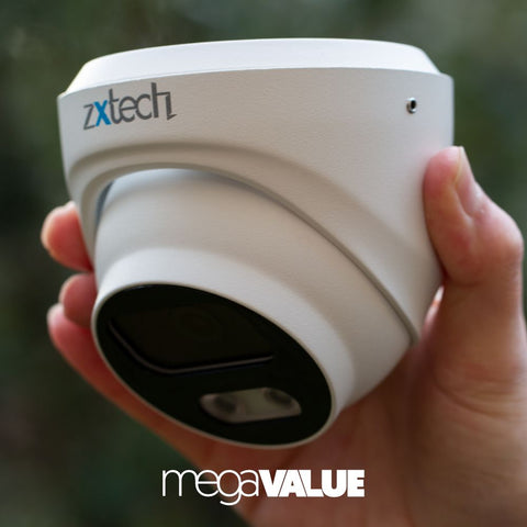 Zxtech MegaValue AI 4K Face Detection Built-in Mic 2.8mm PoE IP Security Camera