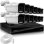 Zxtech 4K CCTV System - 12 x IP PoE Cameras Motorised Lens Face Detection Outdoor Sony Starvis Enhanced Night Vision  | RX12D16X